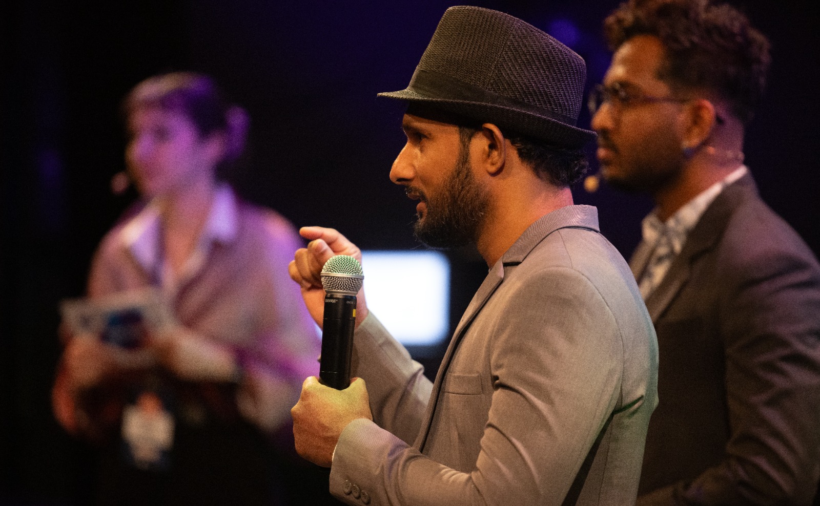 On stage at Slush Oulu