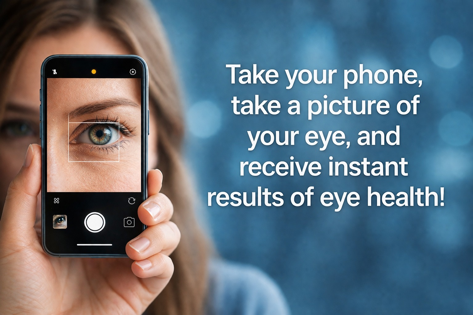 iHealth app — instant eye health results